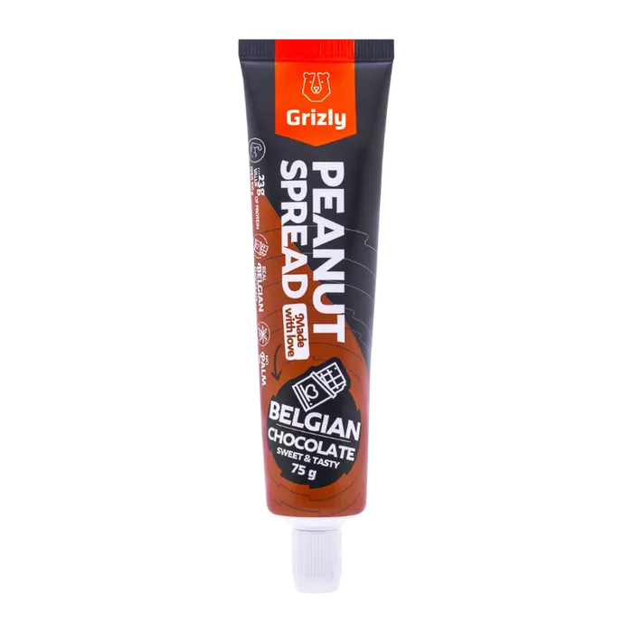 Grizly Arašídový krém s belgickou čokoládou v tubě 75 g